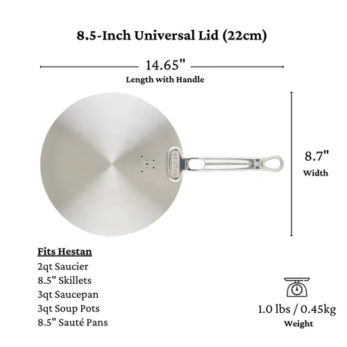 Hestan Provisions Stainless Steel Universal Lid