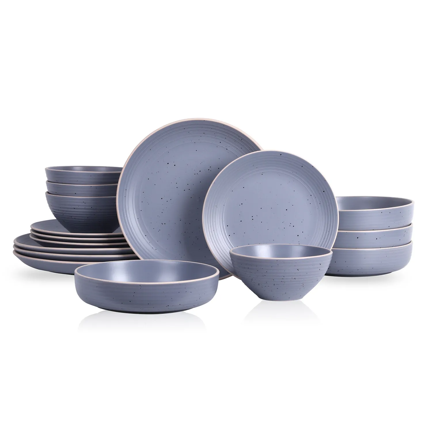 Stone Lain Lauren Stoneware 16-Piece Dinnerware Set