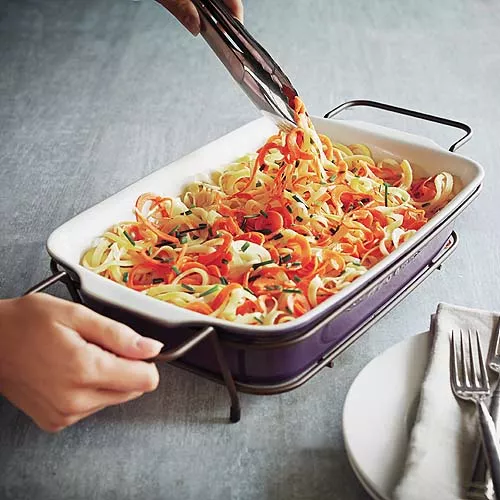 Glazed Spiral Root Vegetables