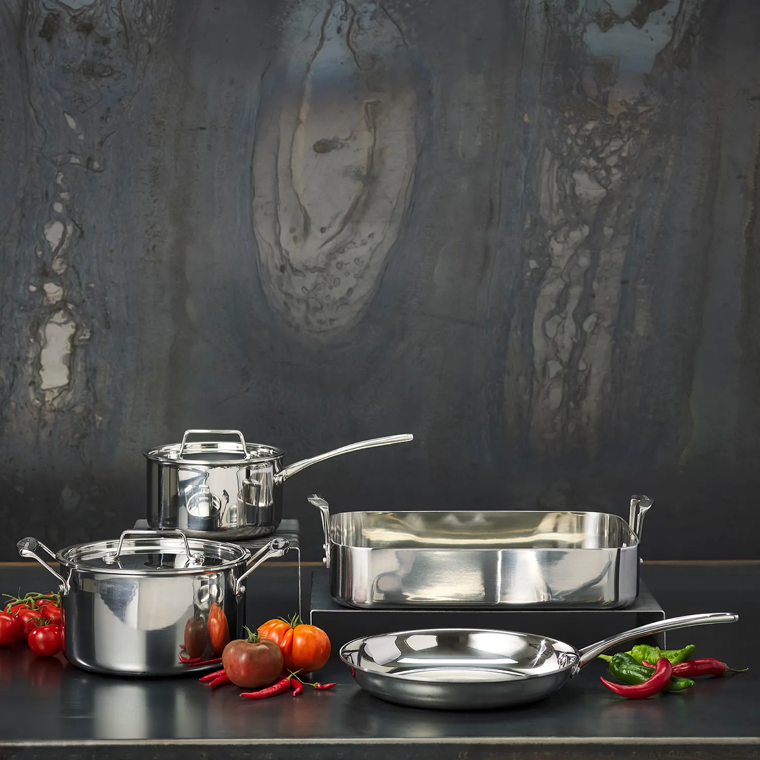Scanpan Fusion 5 Stainless Steel Dutch Oven with Lid