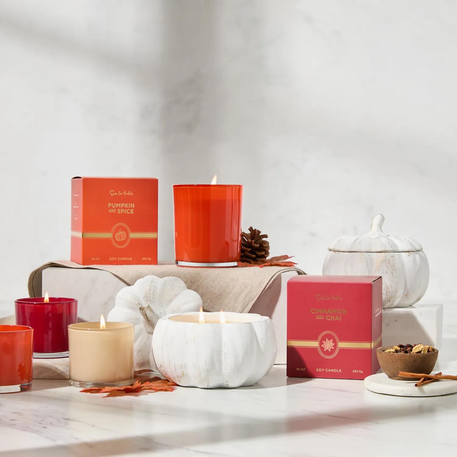 Sur La Table Figural Pumpkin Spice Candle