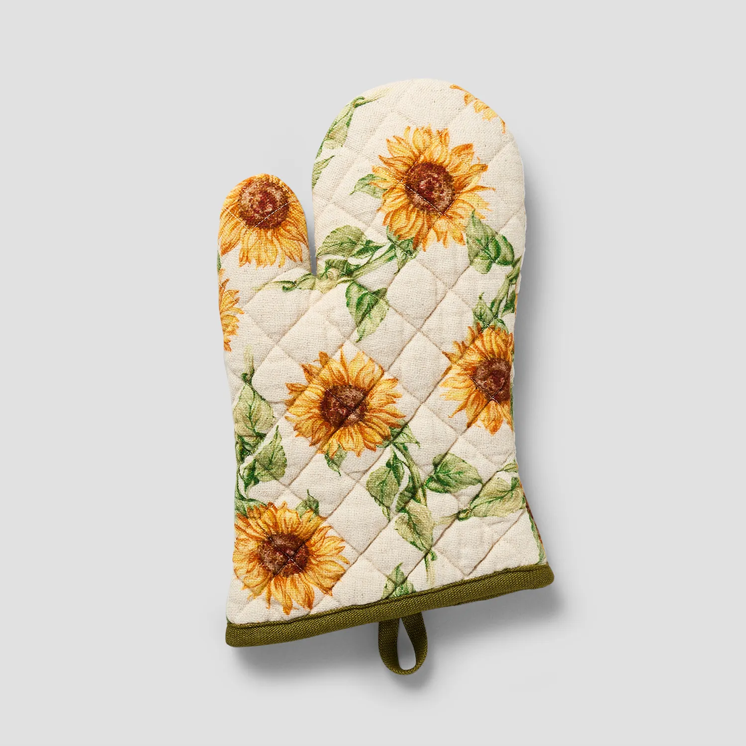 Sur la table Sunflower Oven Mitt