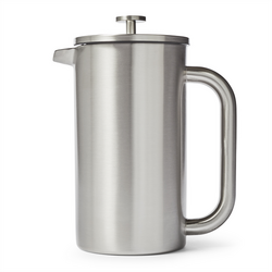  Sur La Table Double-Wall Stainless Steel French Press, 8 Cup This is pretty to leave out but it does NOT  make 8 cups