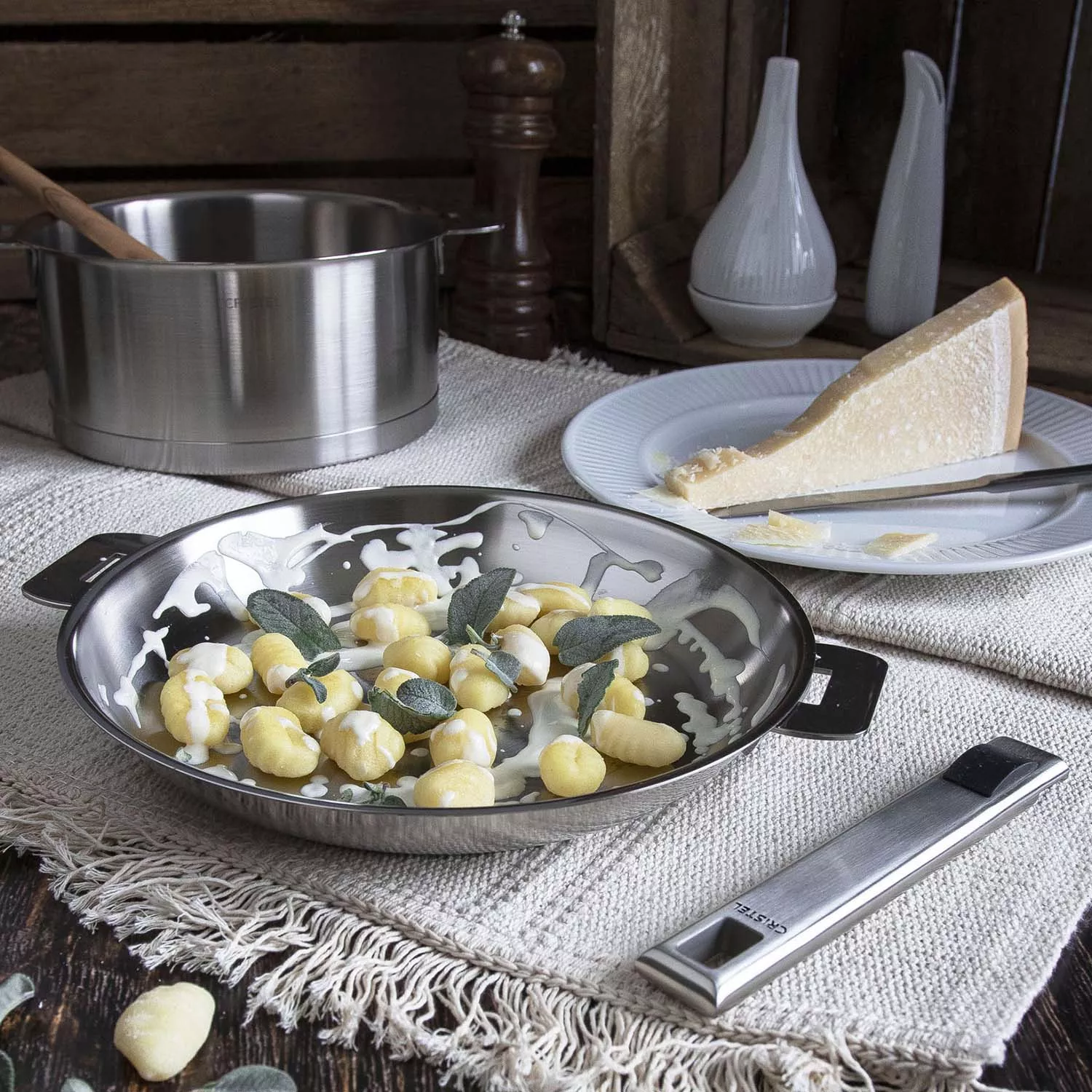 Cristel Strate 11-Piece Cookware Set