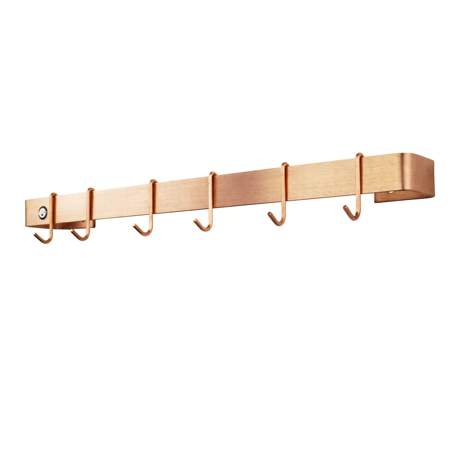 Enclume Classic Brushed Copper Utensil Bar Wall Racks