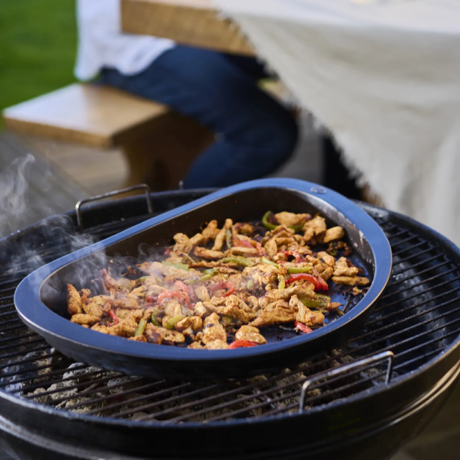 Peugeot Half Moon Ceramic Grill Plancha