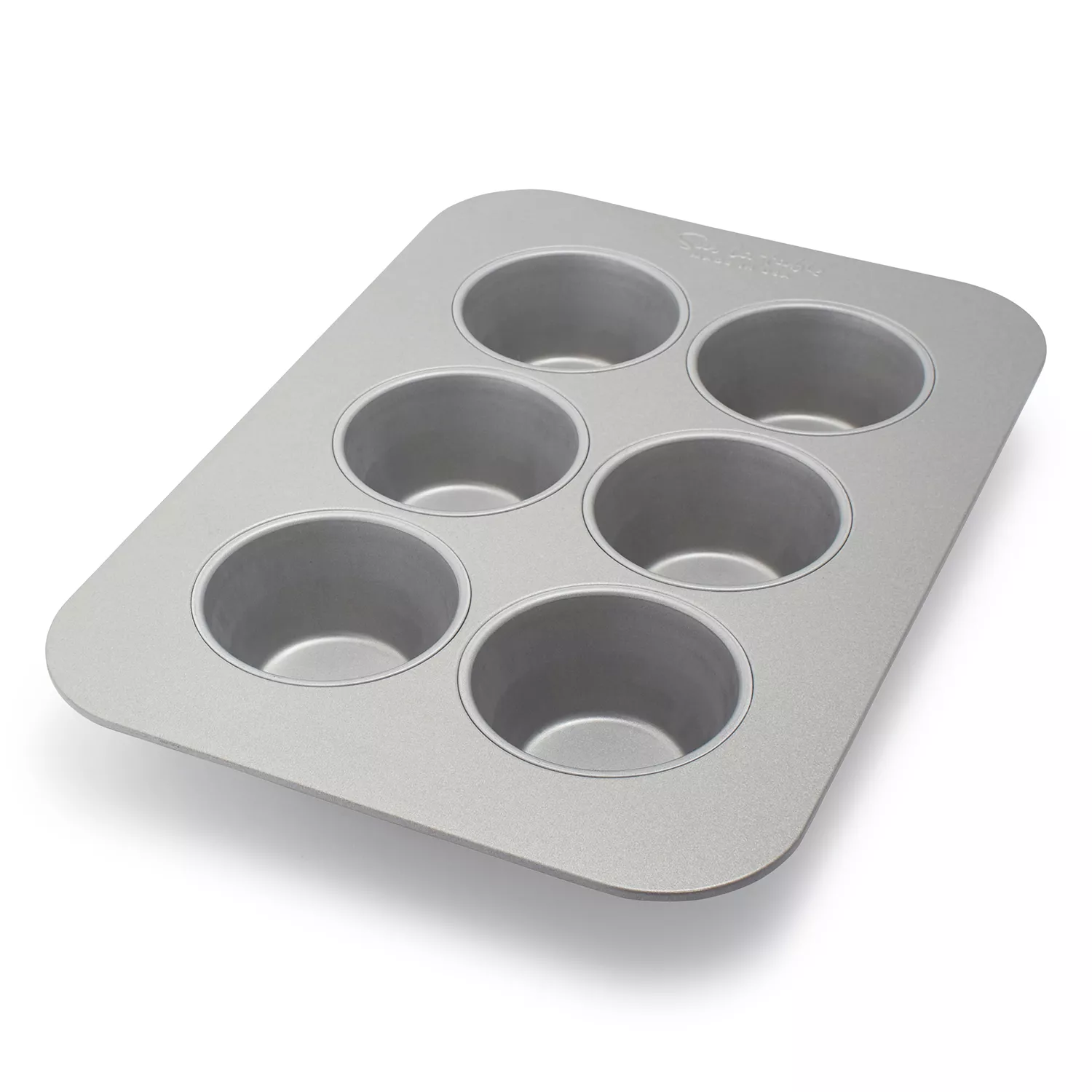 Sur La Table Platinum Pro Standard Muffin Pan, 12 Count, Silver