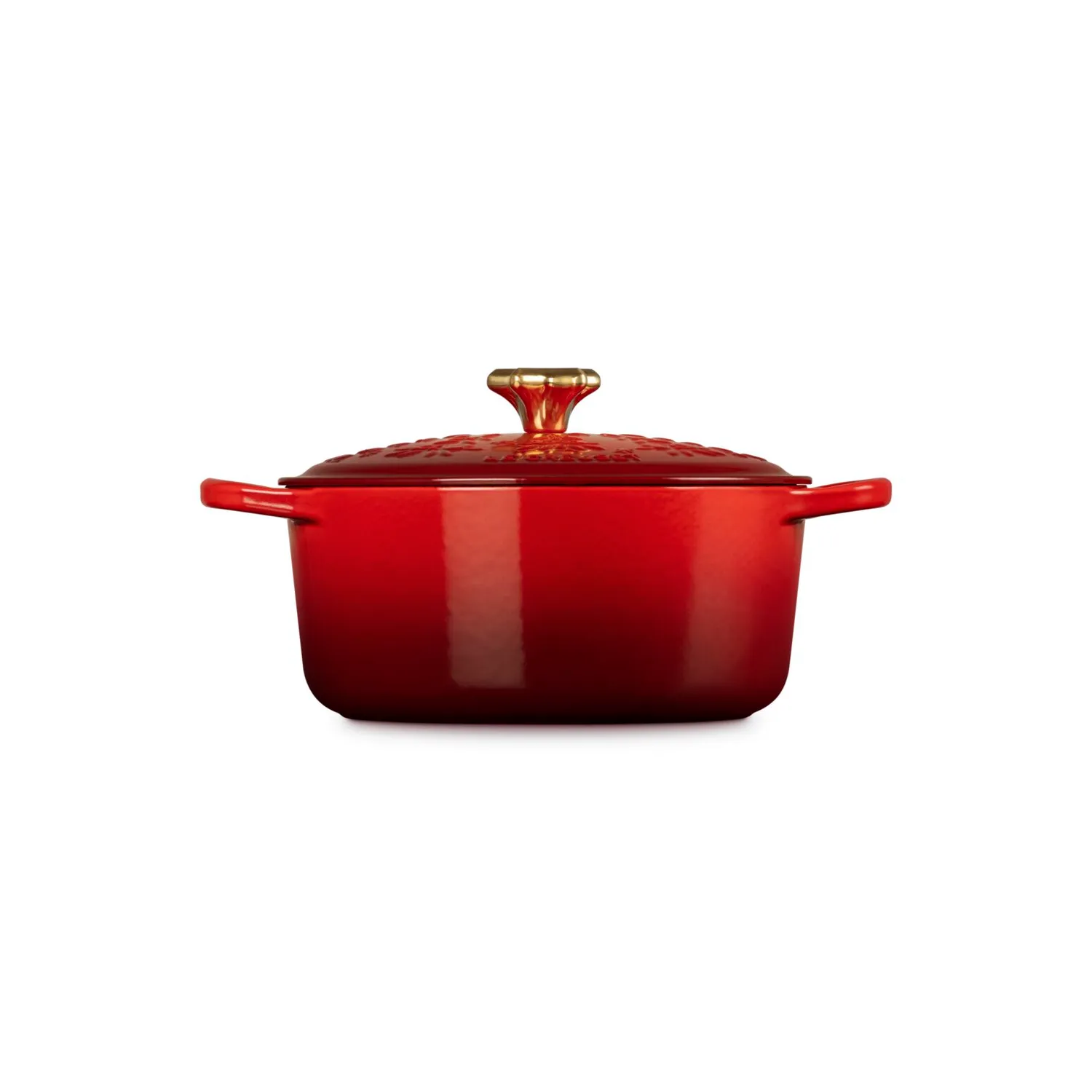 Le Creuset Noel Collection Signature 4.5-qt. Round Dutch Oven with Tree Embossed Lid