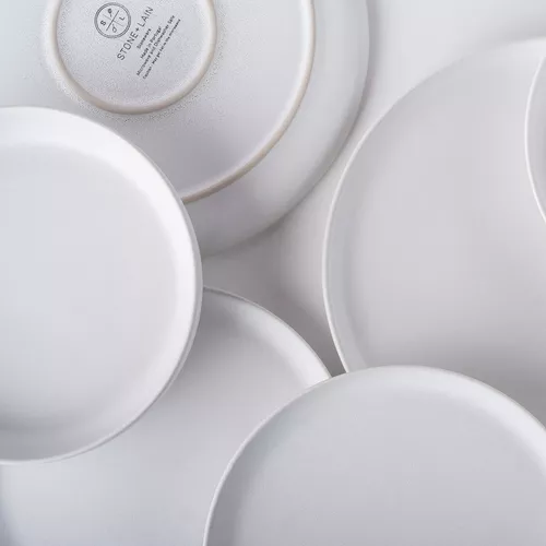Stone Lain Stoneware Macchio 12-Piece Dinnerware Set