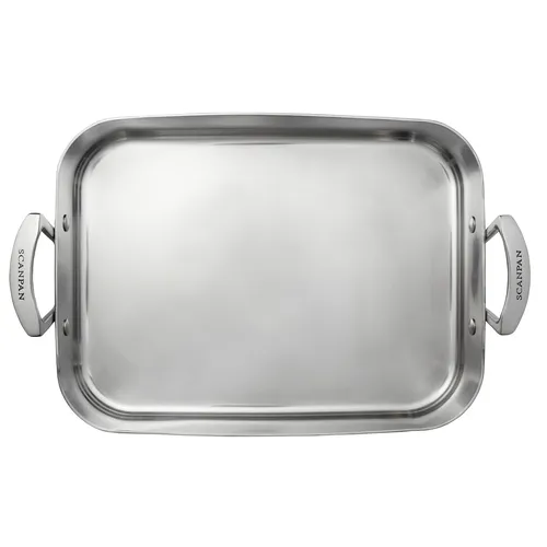 Scanpan Fusion 5 Stainless Steel Roaster, 17.25" x 9.5"