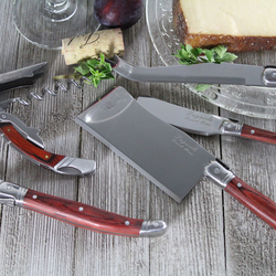 French Home Laguiole Cheese Knives & Wine Openers, Set of 5