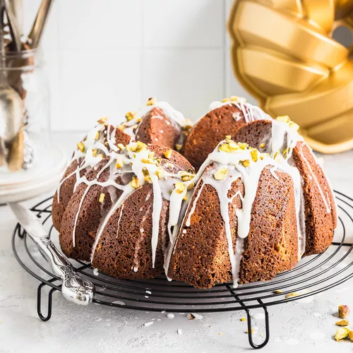 Pistachio Lime Bundt Cake