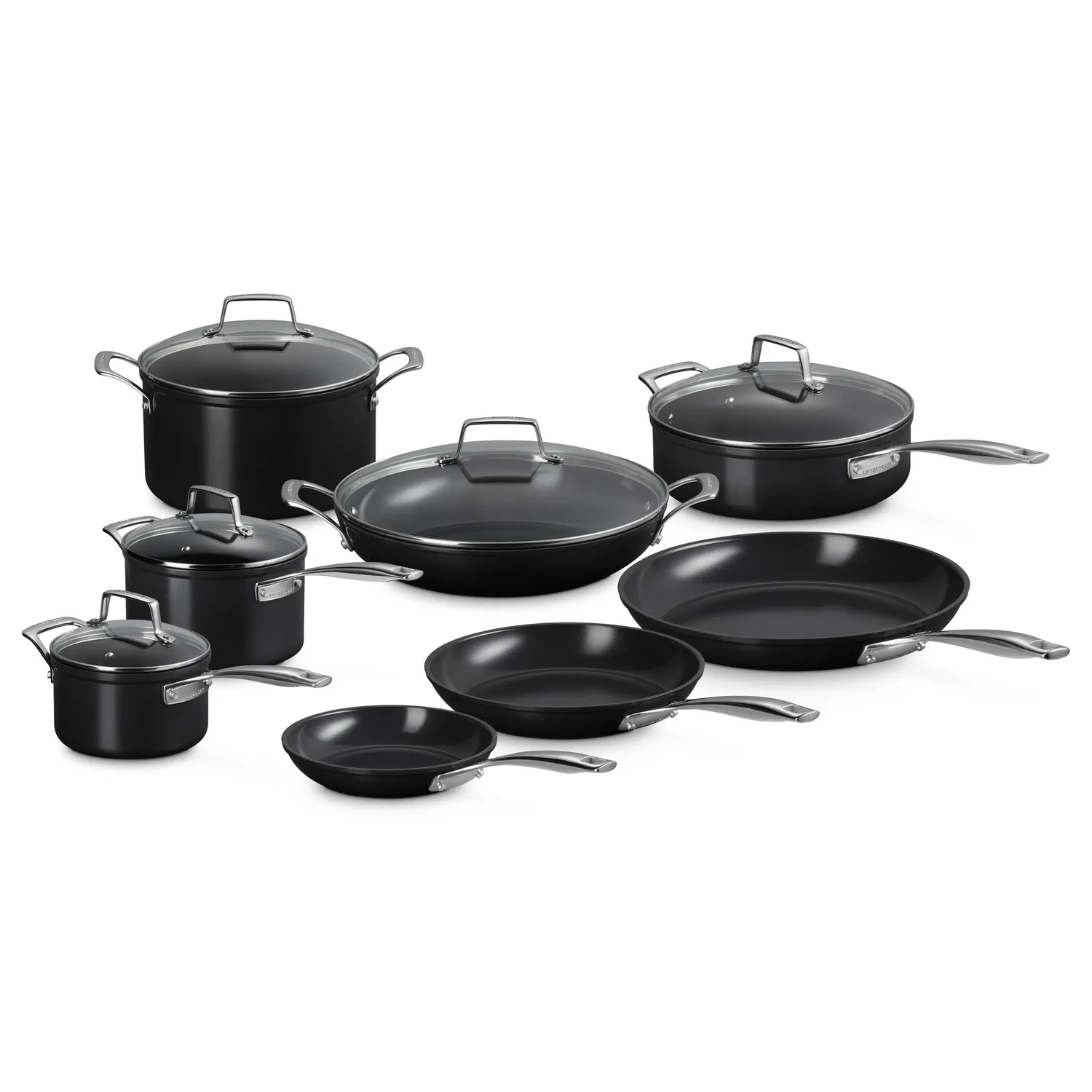 Le Creuset Essential Ceramic Nonstick 13-Piece Cookware Set