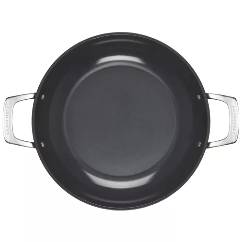 Le Creuset Essential Ceramic Nonstick Shallow Braiser with Lid