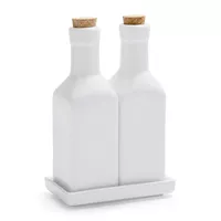Sur La Table Porcelain Oil &#38; Vinegar Bottles Set