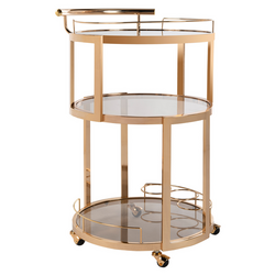 Willow Three-Tiered Bar Cart