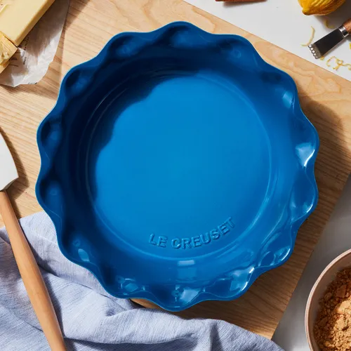 Le Creuset Heritage 2-Piece Fluted Pie Dish Set, 9"