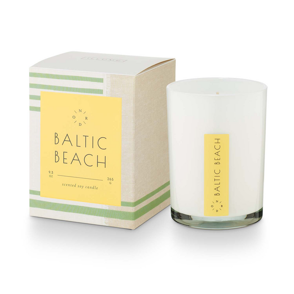Illume Baltic Beach Seafare Glass Candle, 9.3 oz.