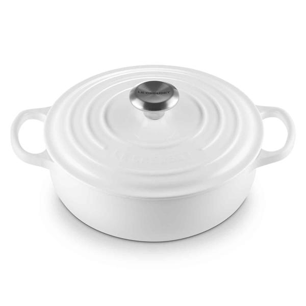 Le Creuset Signature Round Sauteuse with Lid, 3.5 qt.