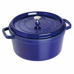 Staub Round Dutch Oven, 13.25 qt. She loves it so much she keeps it out on her stove top all the time, The cherry is a perfect splash of color in  her boring beige kitchen