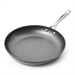 Sur La Table Signature Hard Anodized Nonstick Skillet The handle on the 9-inch pan is too heavy, and keeps the pan from sitting flat