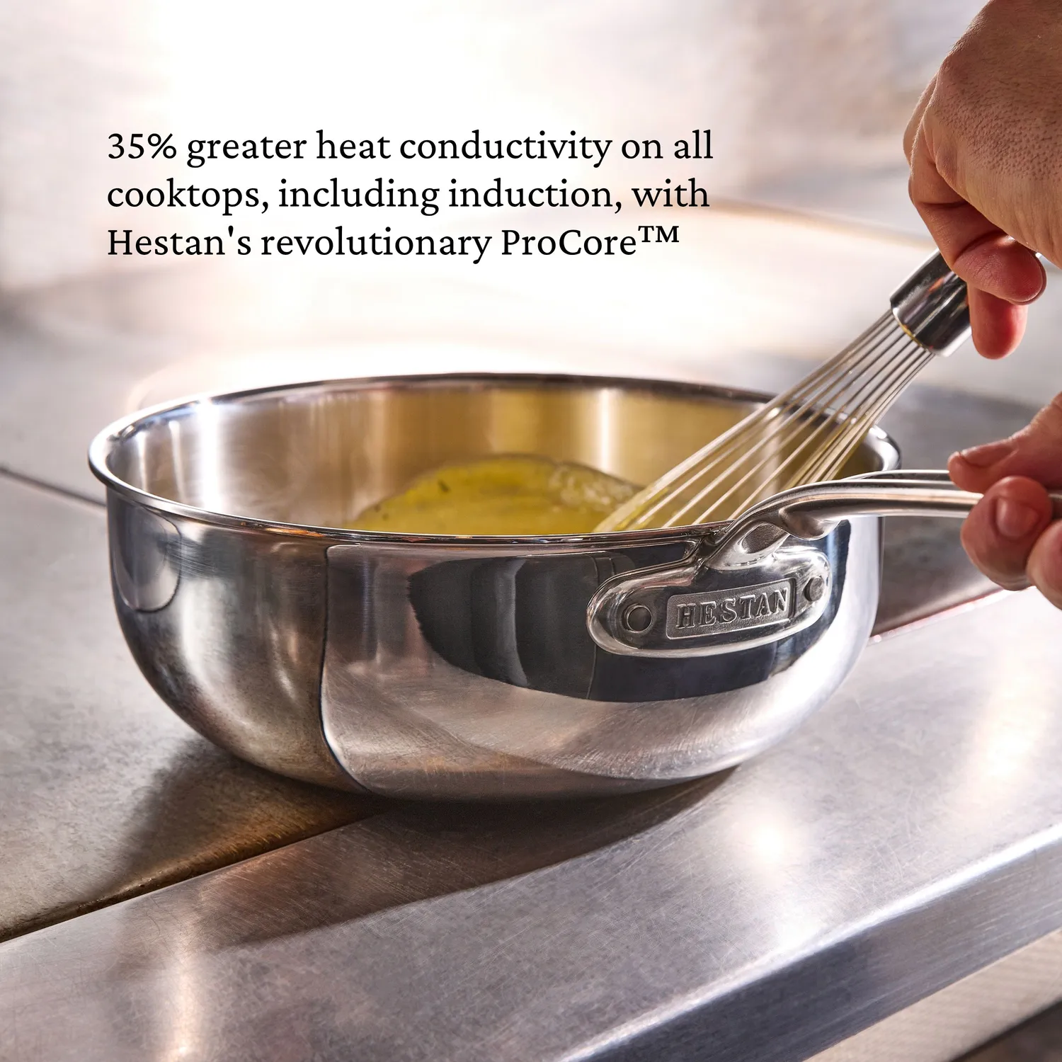 Hestan ProBond® Luxe Stainless Steel 7-Piece Cookware Set