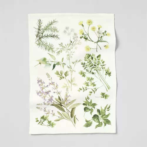 Sur La Table Botanicals Linen Kitchen Towel