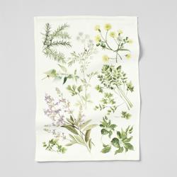 Sur La Table Botanicals Linen Kitchen Towel I swear by linen dish towels and this botanical looks great in my kitchen!