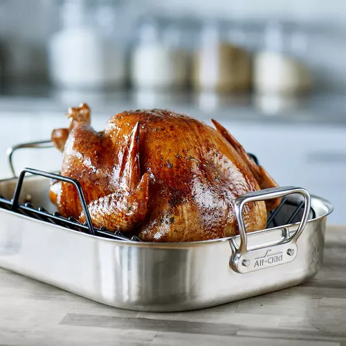 All-Clad Stainless Steel Roasting Pan with Nonstick Rack