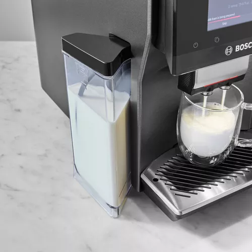 Bosch 800 Series Fully Automatic Espresso Machine in Black Stainless Steel