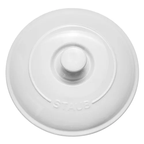 Staub Stoneware 8&#34; Round Covered Brie Baker