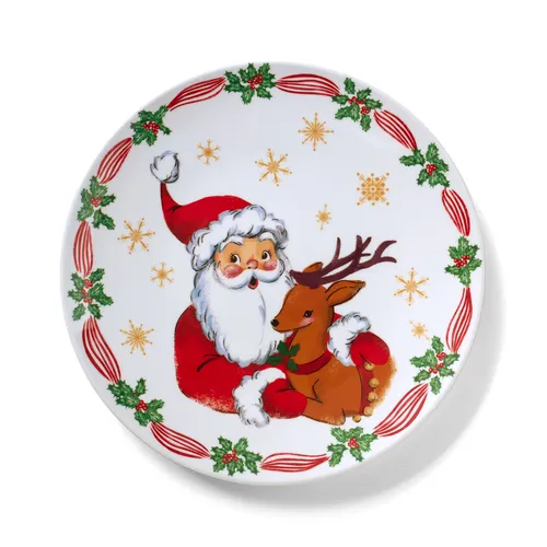 Sur La Table Kids Santa Dinner Plate