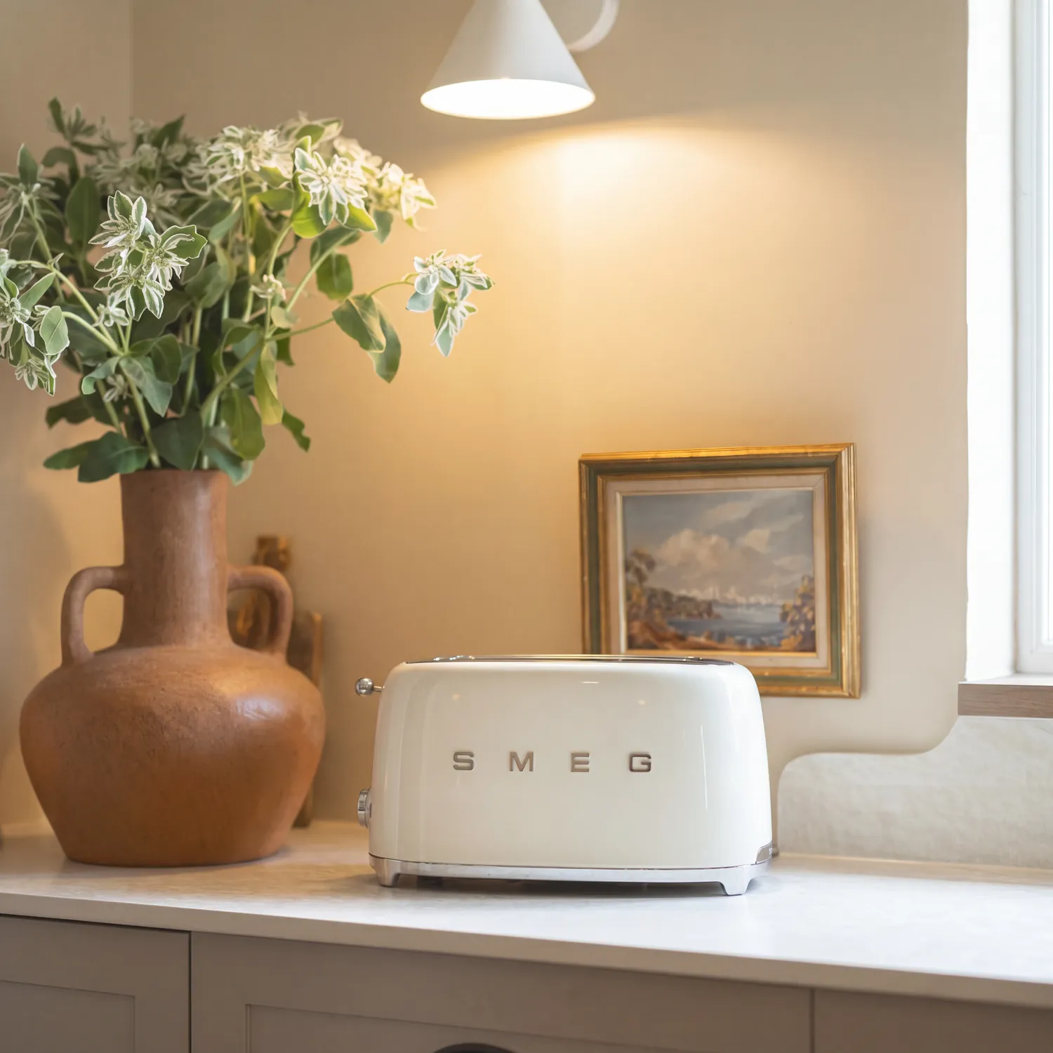 Smeg 50's Retro Style Aesthetic 4 Slice Toaster