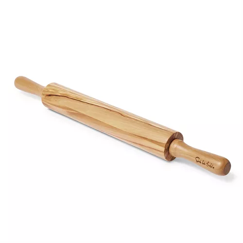 Sur La Table Olivewood Rolling Pin with Handles, 20"