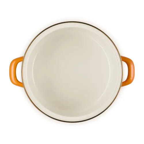 Le Creuset Petite Enameled Steel Stockpot, 3.8 qt.