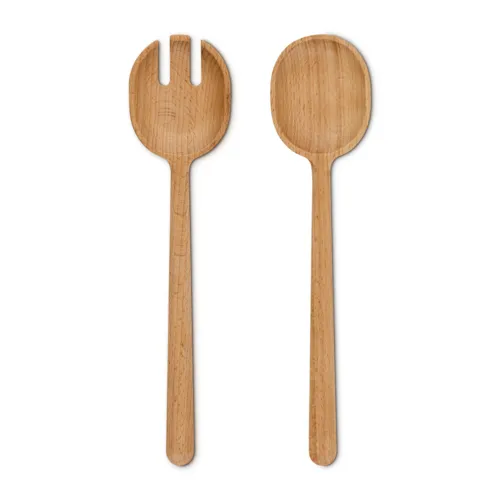 Le Creuset 2-Piece Signature Wood Serving Tools