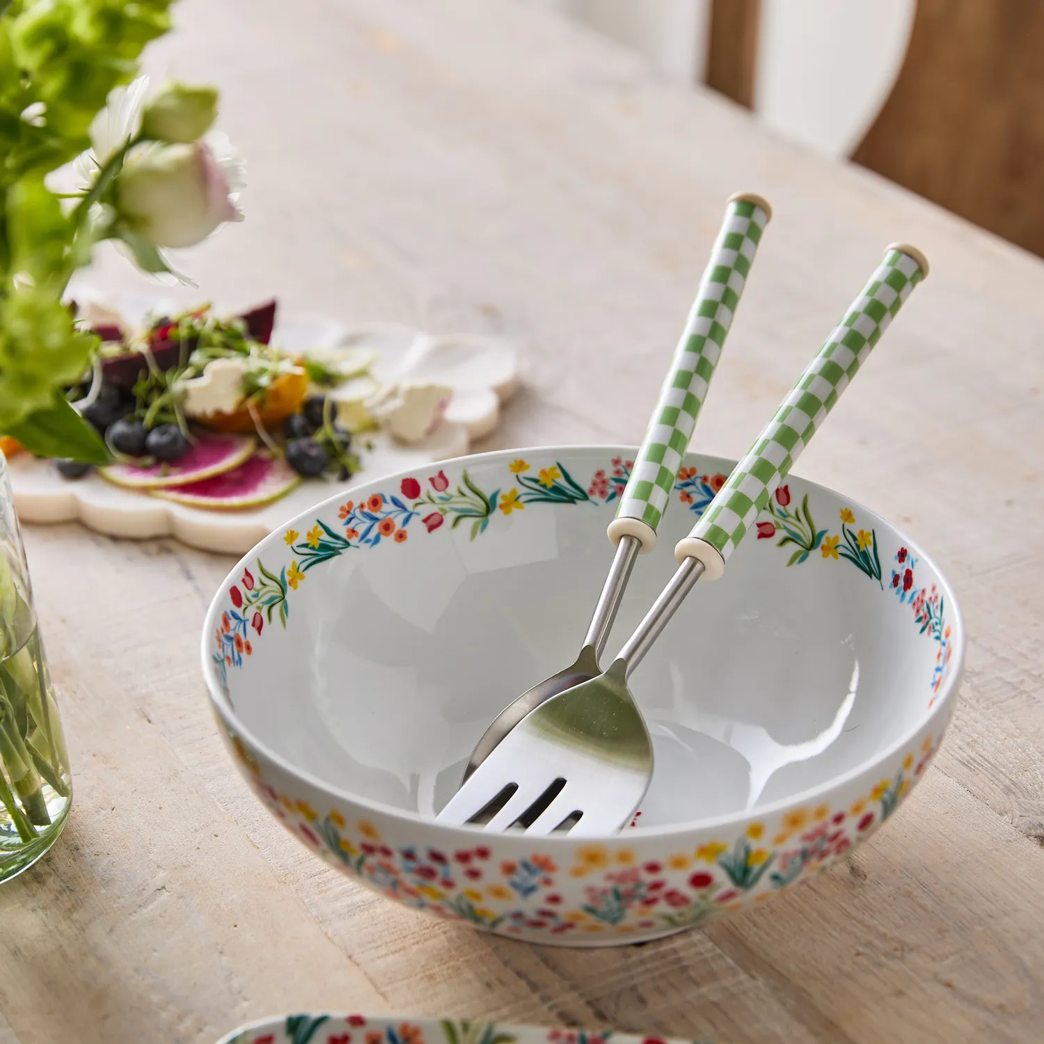 Sur La Table Painter’s Garden Serving Bowl