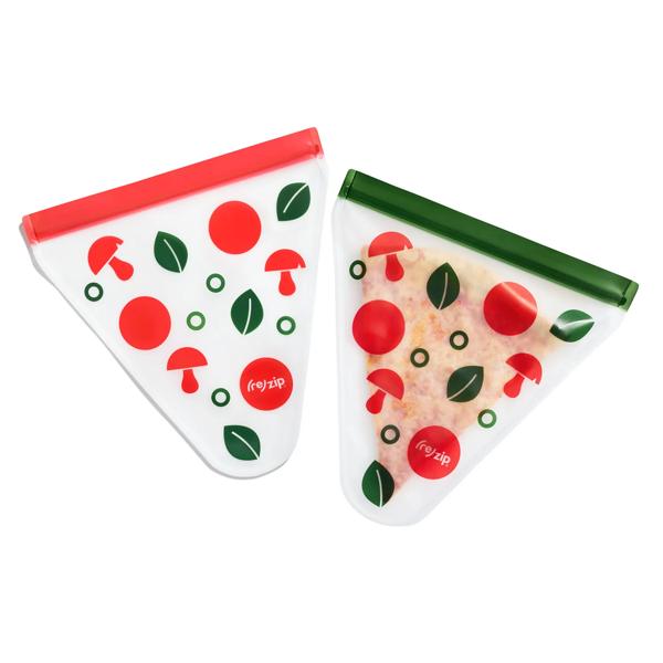 Rezip Reusable Pizza Saver Bags, Set of 2
