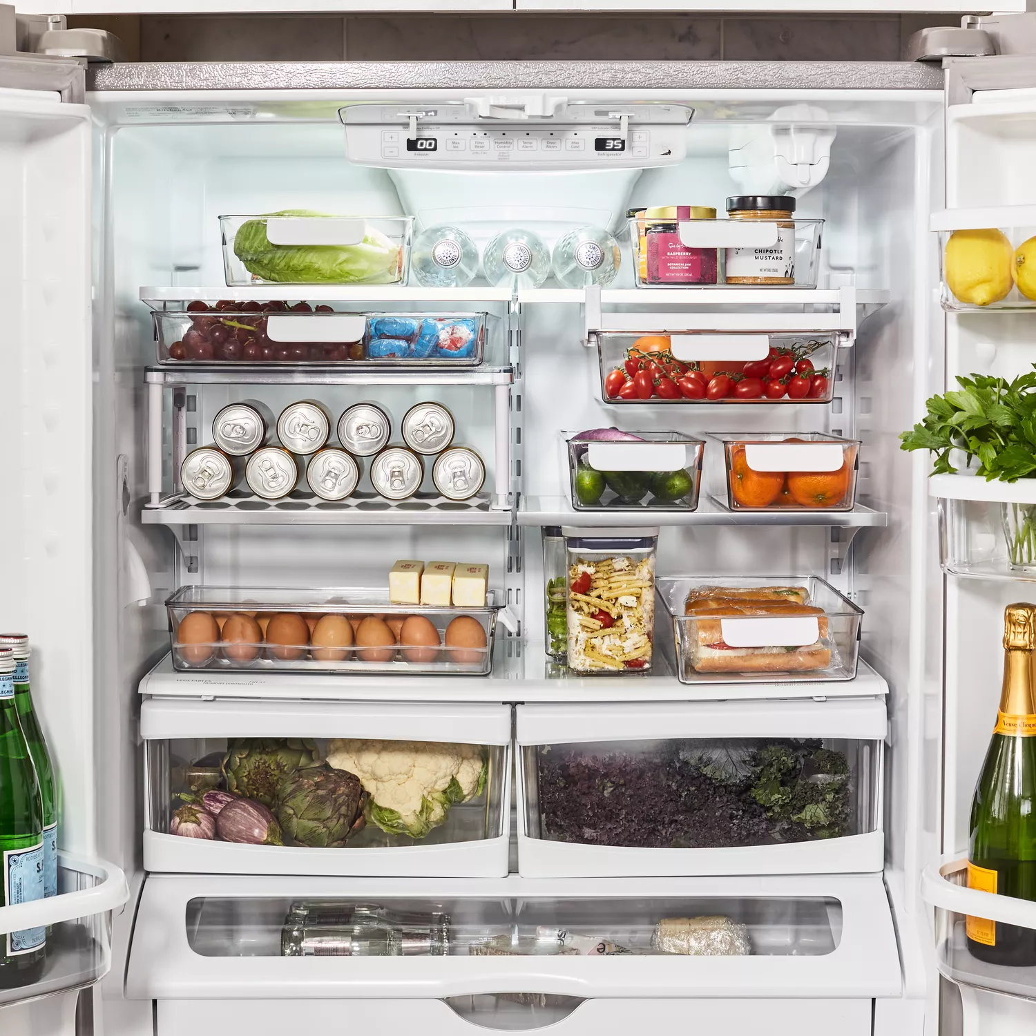 OXO Good Grips 4-Piece Refrigerator Storage Bin Starter Set