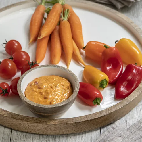 Be Home Madras Round Platter