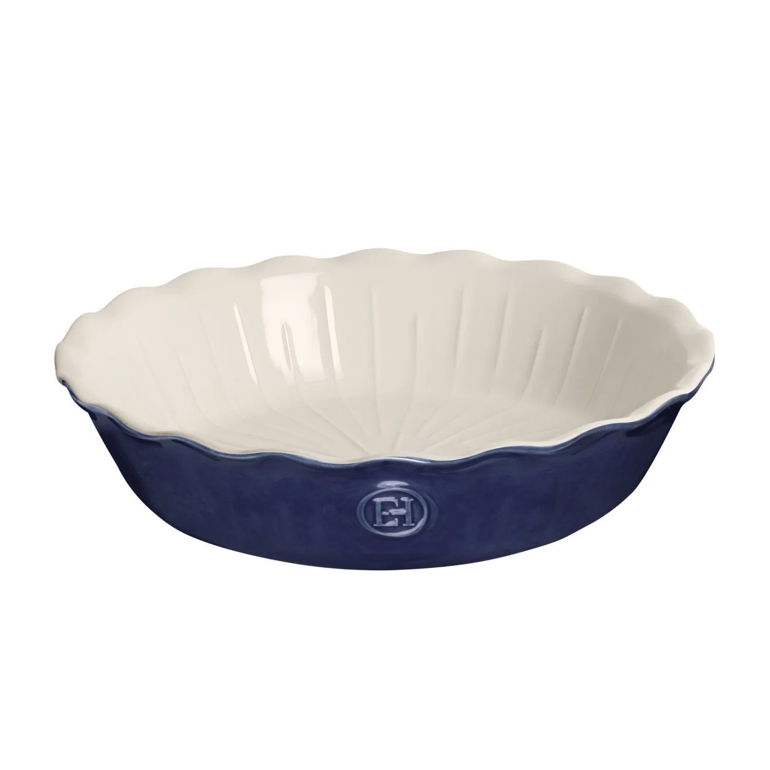 Emile Henry Modern Classics Ribbed Pie Dish, 9"