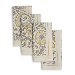 Sustainable Threads Zinnia Napkins, Set of 4