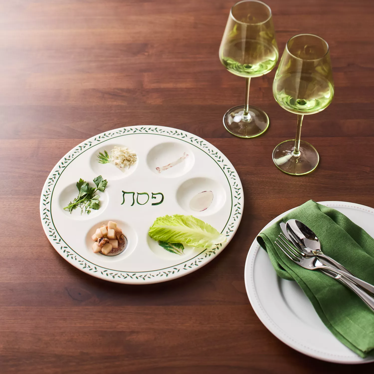 Seder Plate Rolling Tray