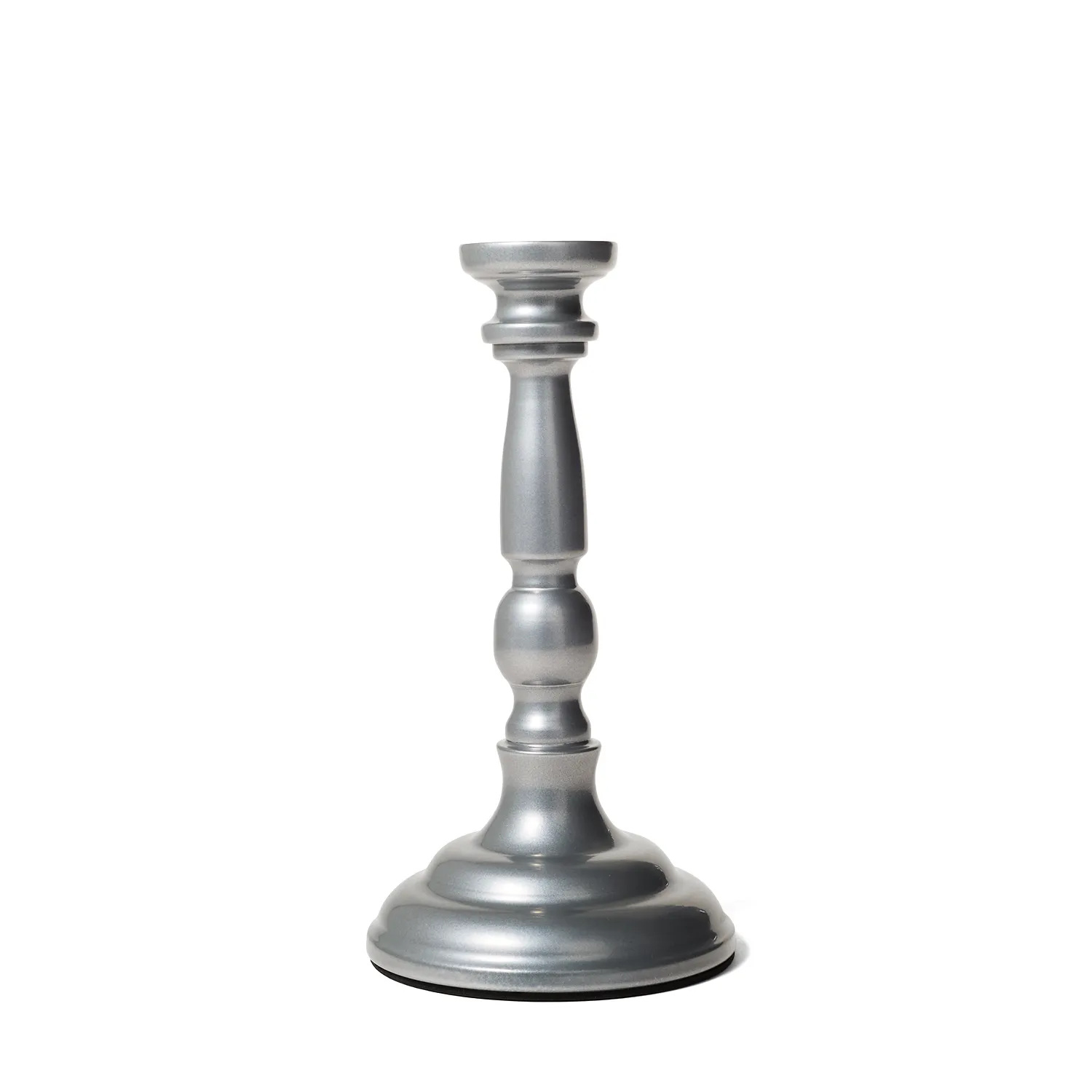 Sur la table Brushed Silver Taper Holder