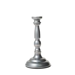 Sur la table Brushed Silver Taper Holder
