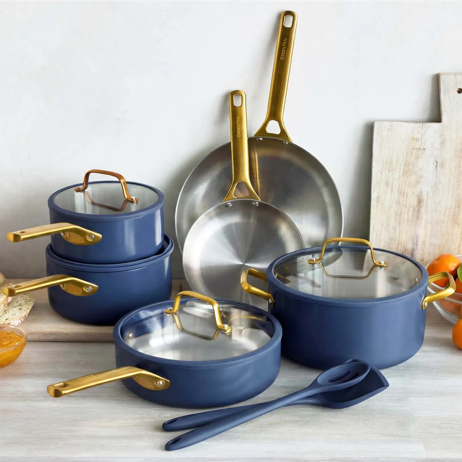 GreenPan Reserve Pro Stainless Steel 10-Piece Set