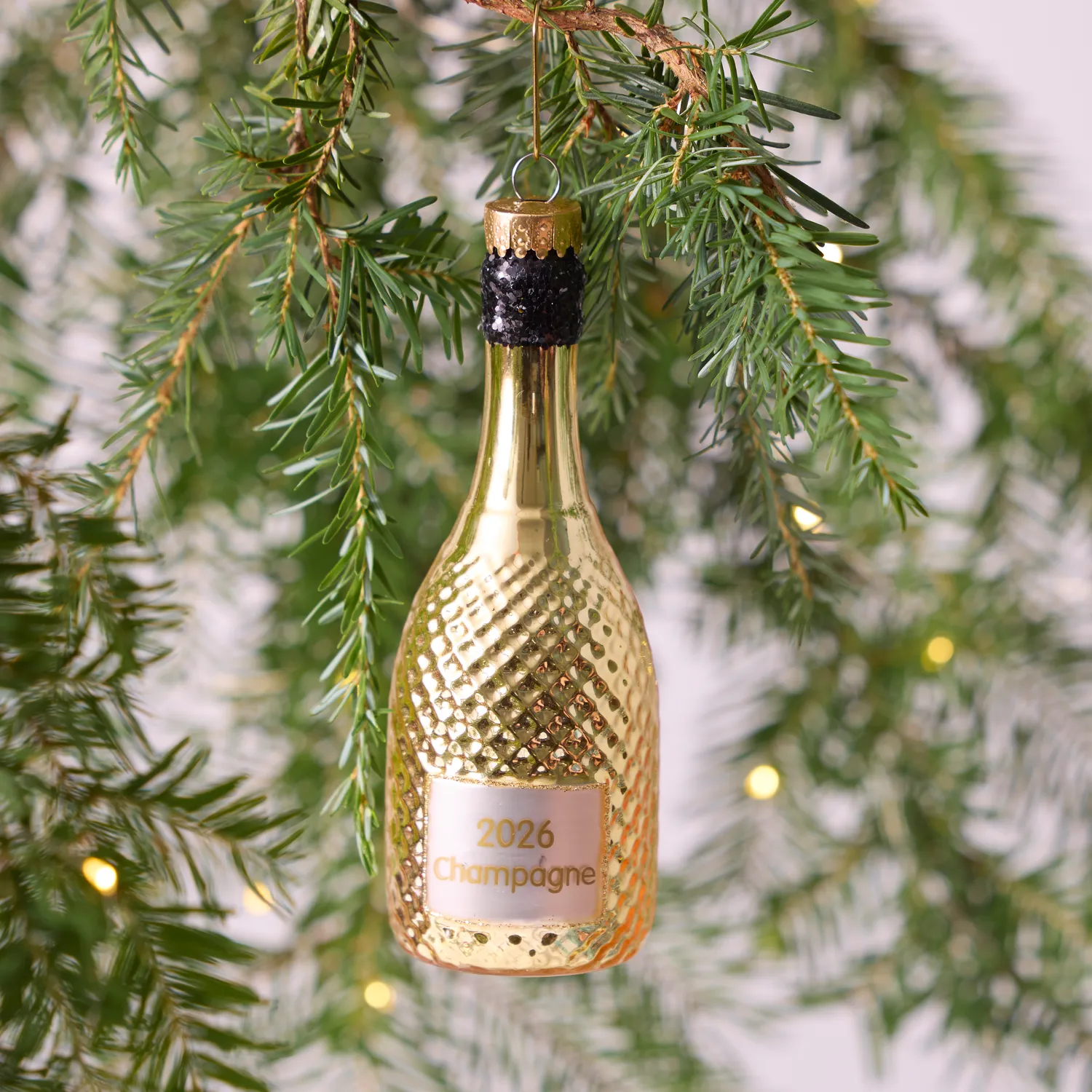 Sur La Table Champagne Bottle 2026 Ornament
