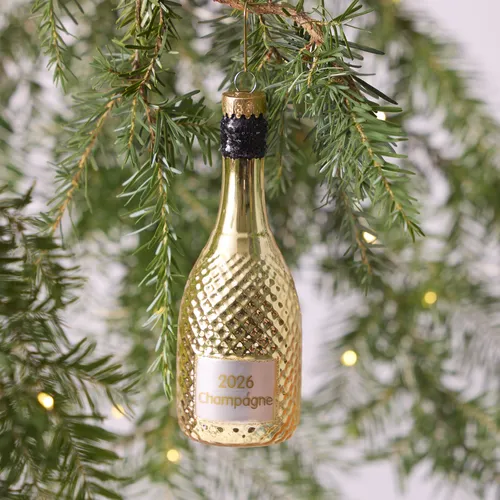 Sur La Table Champagne Bottle 2026 Ornament
