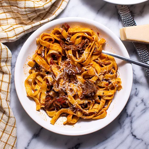 Braised Short Rib Tagliatelle Pasta