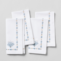 Sur La Table Hanukkah Napkins, Set of 4